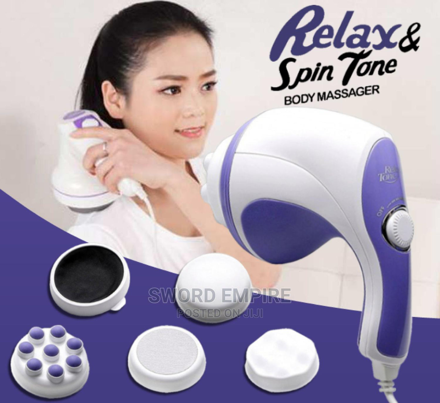 Relax Spin Tone Full Body Massage Device