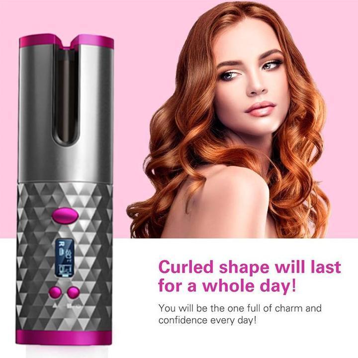 Auto Rotating Cordless Hair Curler