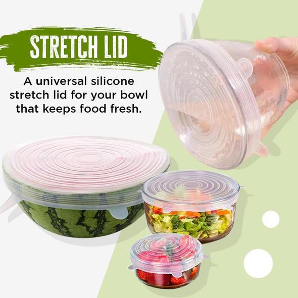 Universal Silicone Stretch Lids (Set of 6)