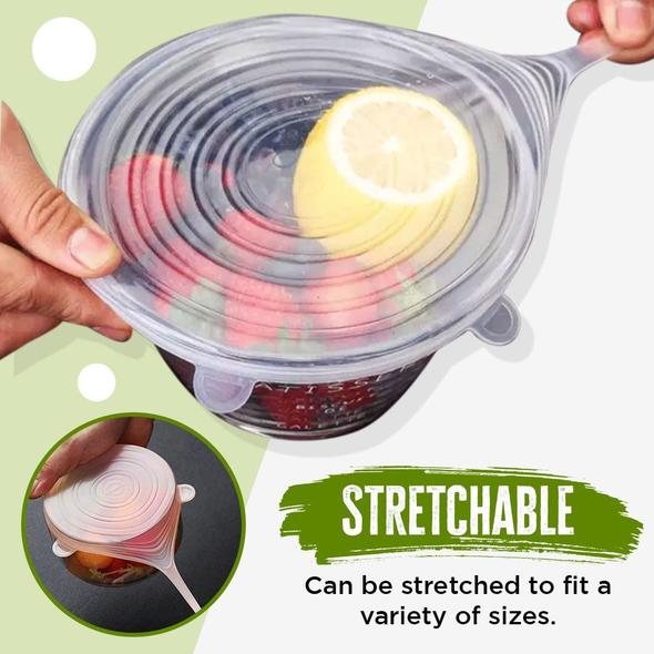 Universal Silicone Stretch Lids (Set of 6)