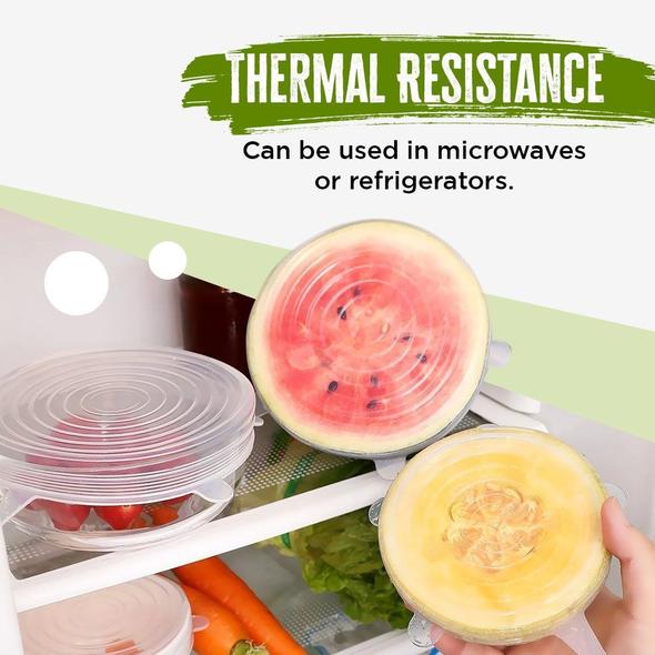 Universal Silicone Stretch Lids (Set of 6)