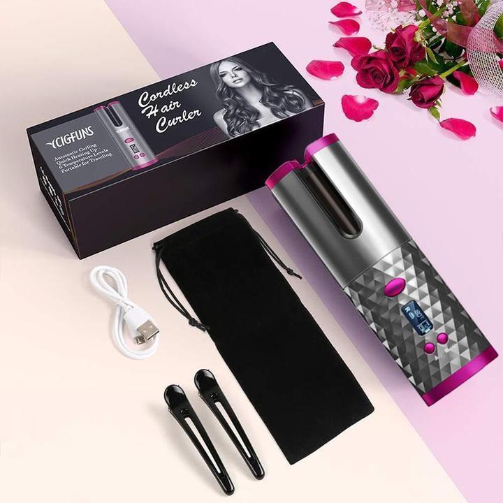 Auto Rotating Cordless Hair Curler