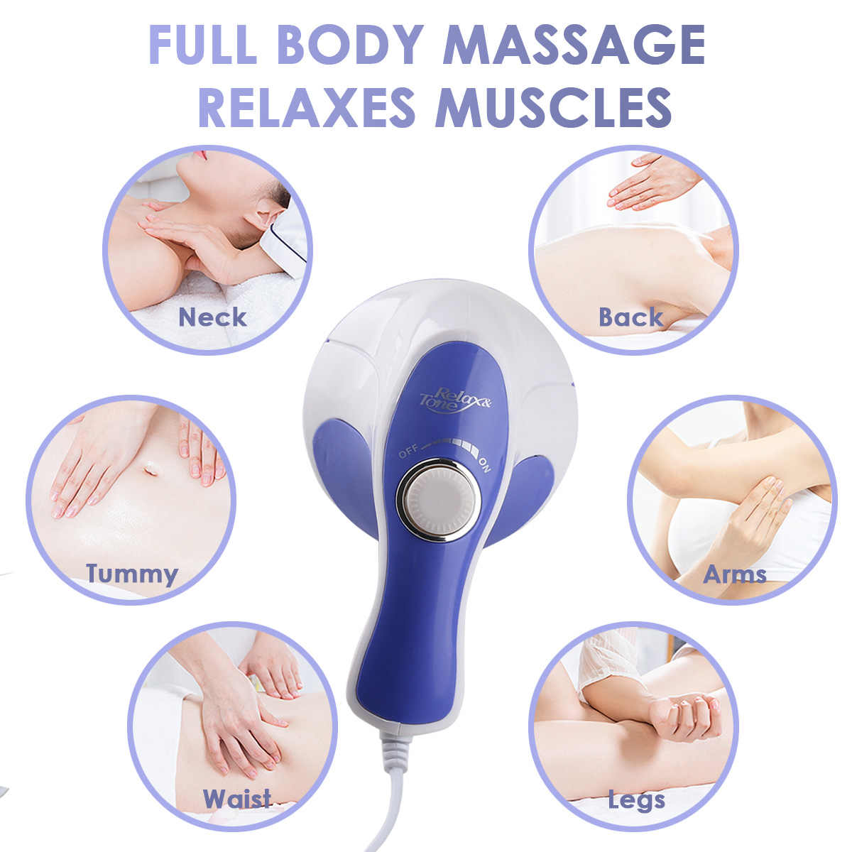 Relax Spin Tone Full Body Massage Device