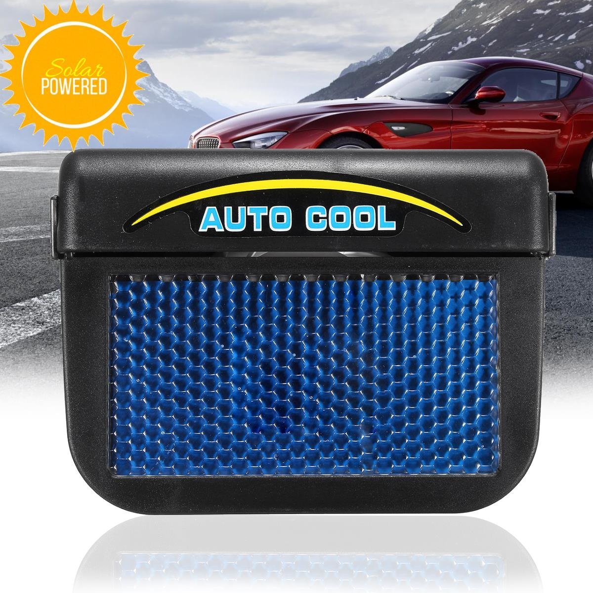 Solar powered auto window vent