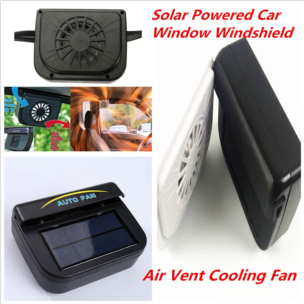 Solar powered auto window vent