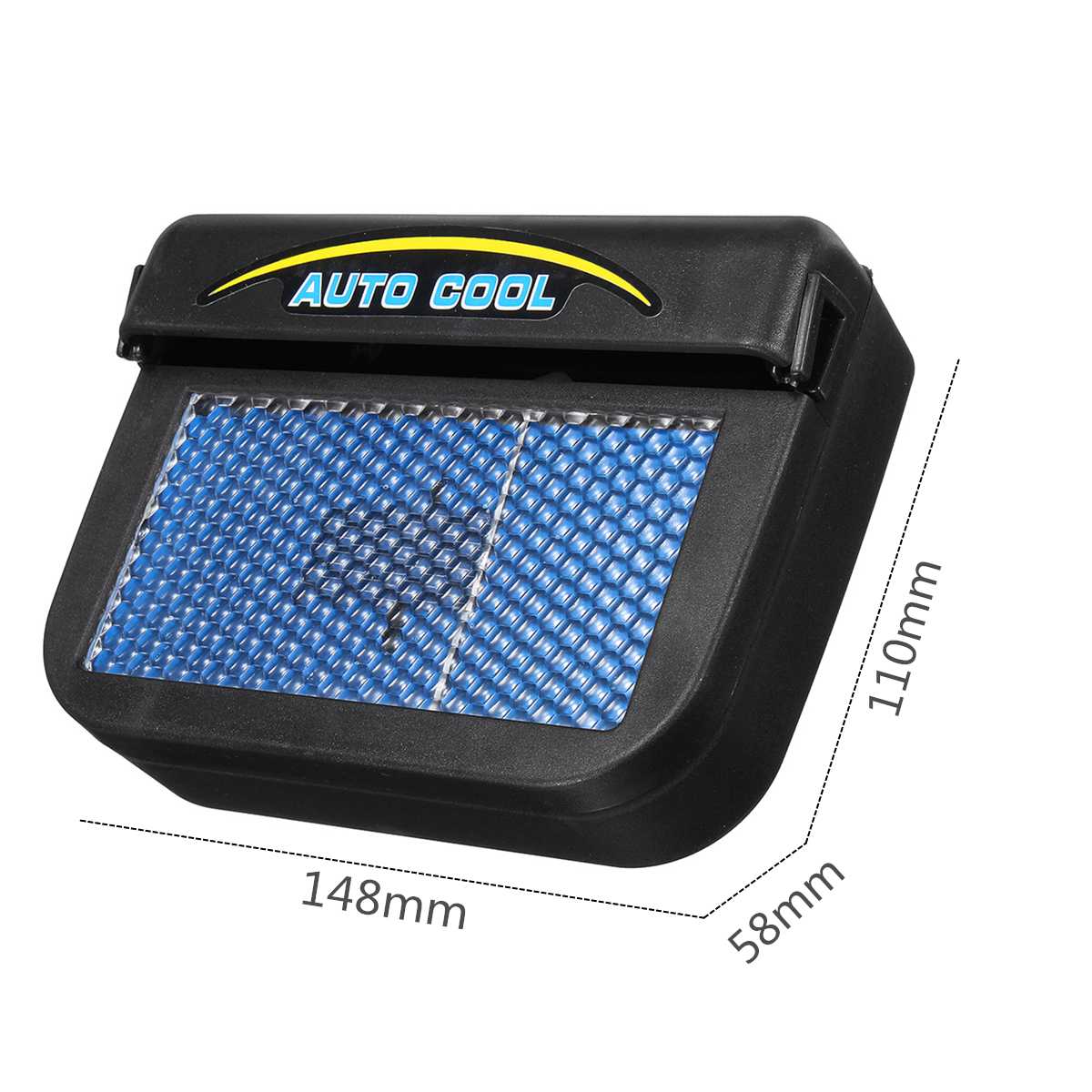 Solar powered auto window vent