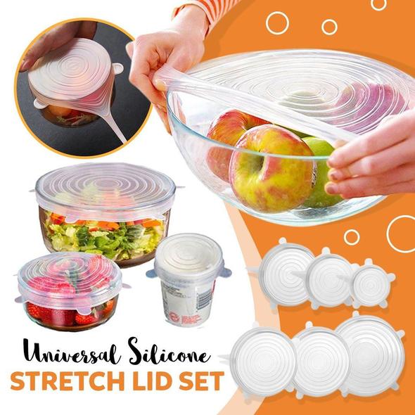 Universal Silicone Stretch Lids (Set of 6)