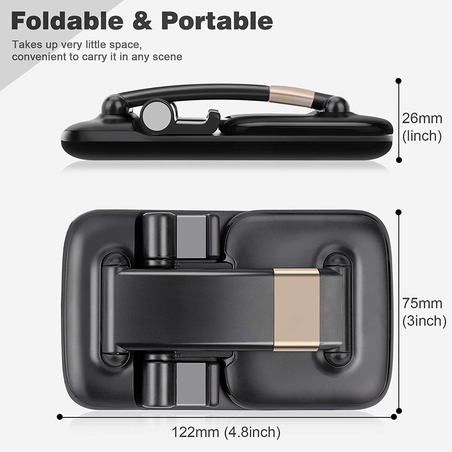 Foldable Desk Mobile Phone Holder Stand